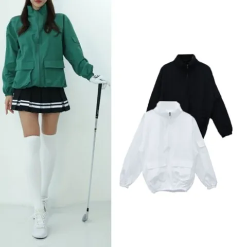 보스케 여성 봄 가을 골프웨어 골프 캐주얼 바람막이 점퍼 L0212