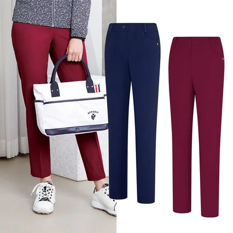 비티알 BTR 골프 여성 여름 10부 일자핏 바지 테이(R)(여) BSP9941W