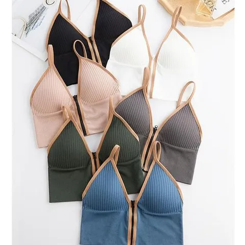 앞지퍼 스포츠브라