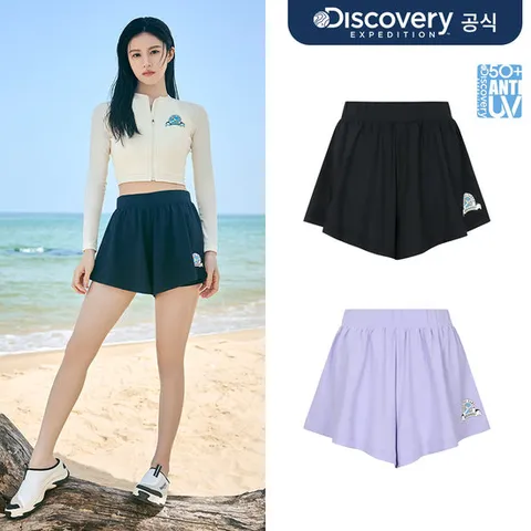 [디스커버리] [고윤정 착용] 여성 핫썸머 A라인 워터쇼츠 2종 택1 DWSB96043-SET