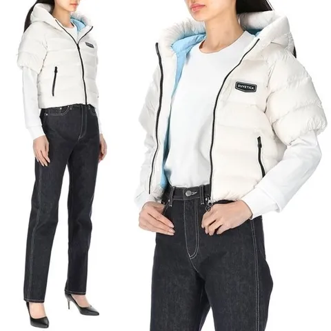 [듀베티카] 로고패치 VDDH15135K0001 WHS 후드반팔 다운패딩 골