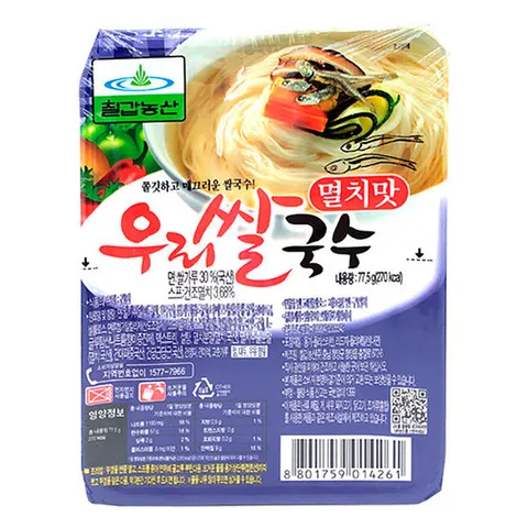 칠갑농산 우리쌀국수 멸치맛x12개