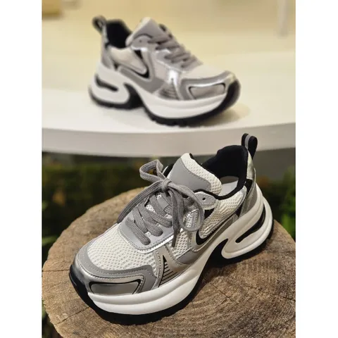 [ 롯데백화점 ][고세] 여성 어글리스니커즈 OZP4S084 실버 7cm