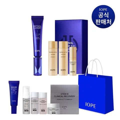[10% 더블쿠폰] 아이오페 레티놀 엑스퍼트 0.1% 링클 코렉터 기획세트