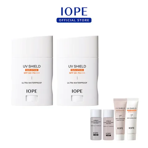 [10% 더블쿠폰] 아이오페 UV쉴드 선 스틱 SPF50+/PA++++ 20g 2개
