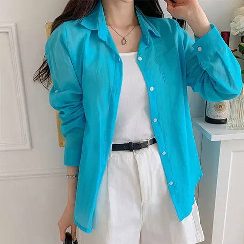 [영끌레르] YMA830 파스텔 아사 베이직 셔츠