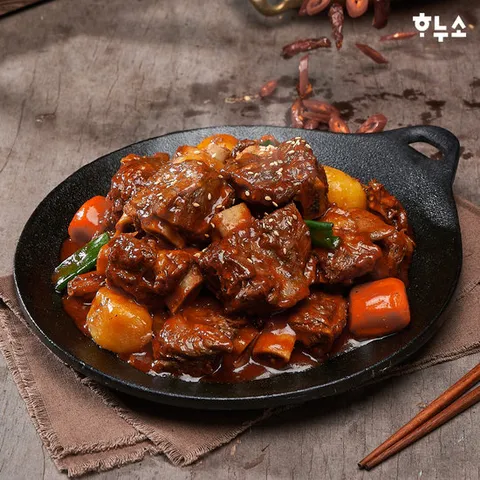 하누소 시그니처 매운 소갈비찜 750g 2팩