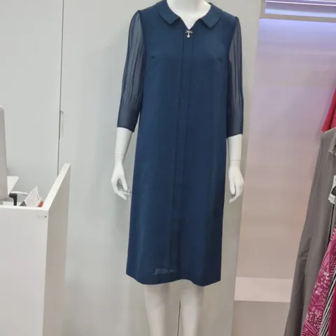 [벨리시앙]벨리시앙 수입소재 주름소매 원피스 OP4217