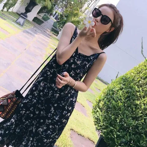 예쁜여름원피스 여자 신혼 여행 해외 휴가 룩 나시 원피스 썸머