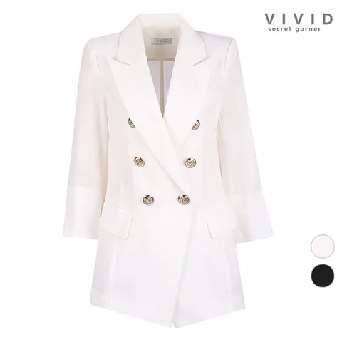 여성 여름 7부소매 스판 정장 자켓