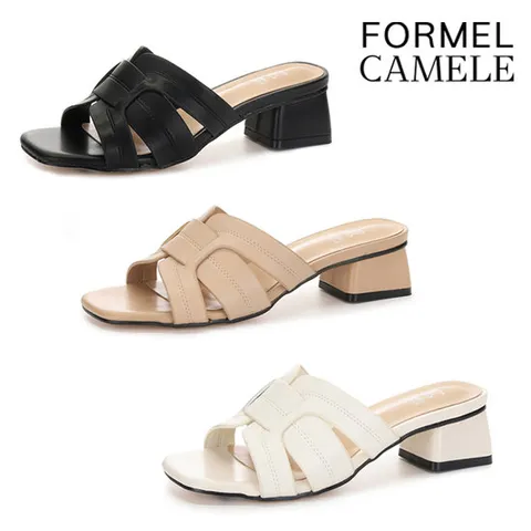 [ 롯데백화점 ][포멜카멜레(슈즈)]호버 뮬 3종택1 FKS1F1SS335 (4cm)