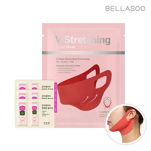 벨라수[체험특가/V마스크]V스트레칭 밴드 리프팅팩 12g 체험기획