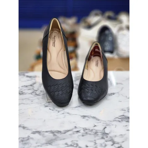 [허시파피]여성 4Cm 모던클래식 웨지힐로퍼 DOTIEP424