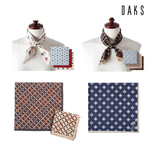 [ 롯데백화점 ][닥스(손수건)]면대 손수건 9종 택 1