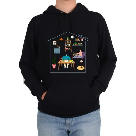 후드티 행복한잡 우리집 따뜻한우리집 집안생활