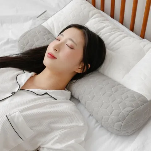 [로아리빙]목편한 경추베개 수면 딥슬립 기능성 목쿠션 필로우