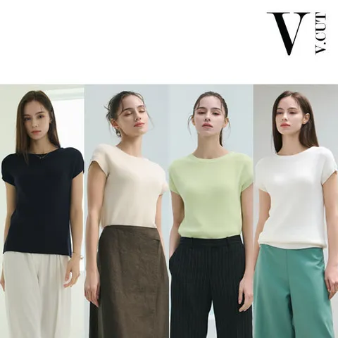 [브이컷] 썸머 니트탑 4종