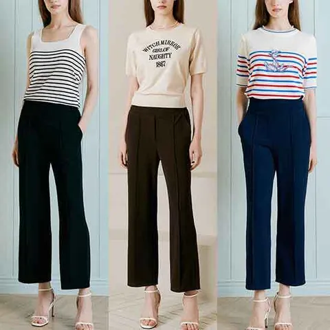 [택가69900원] G.모데나 썸머 쿨밴딩 찰랑 8부 팬츠 3종 택1