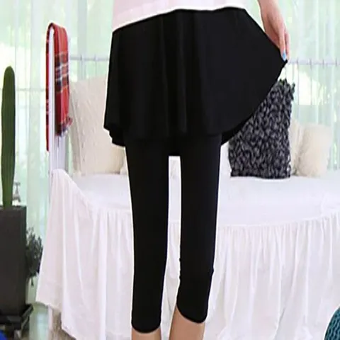 치마레깅스 여름내내 베이직 심플 신축 편한 시원 여성 레깅스