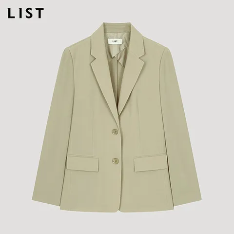 [리스트] 포멀 싱글 셋업 자켓_TWSJKO60030_DB