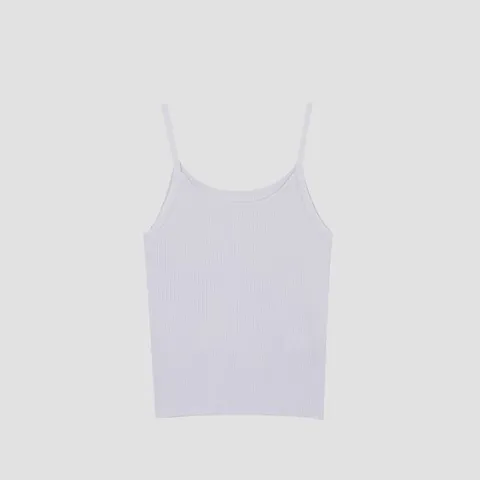 [유닛]스트링 슬리브리스 니트 탑