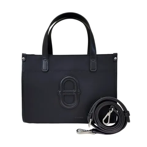 [ 롯데백화점 ][에스콰이아]24SS 신상 뉴 경량 데일리 심플 여성 원단 토트 크로스백 EODSHB697BK