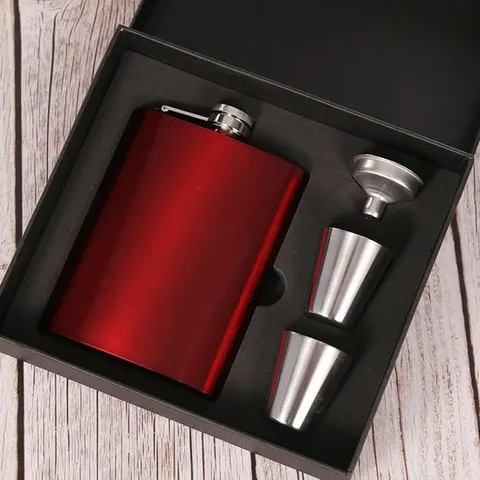 스텐 포켓 위스키보틀세트 힙플라스크 양주 휴대용술