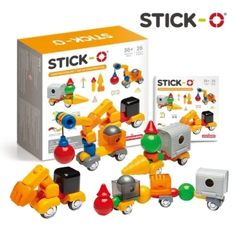 [ 롯데백화점 ][짐보리플레이앤뮤직]스틱오 컨스트럭션 26PCS(부산본점) 선물포장