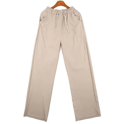 통바지 남녀공용 일자바지 스판기 있는 고무줄팬츠