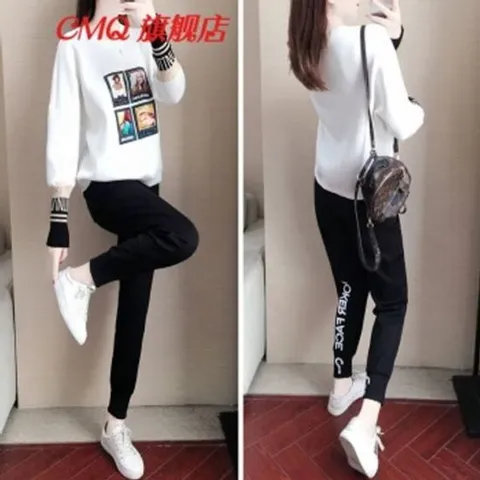 트레이닝 홍콩 긴팔 여성트레이닝 CMQ 겨울 패키지 가