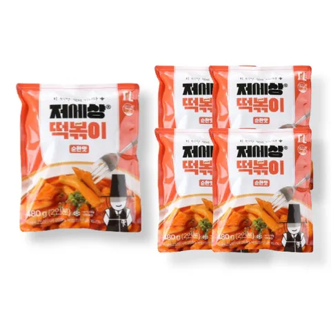 [저세상] 저세상 떡볶이(순한맛)*5팩 480g