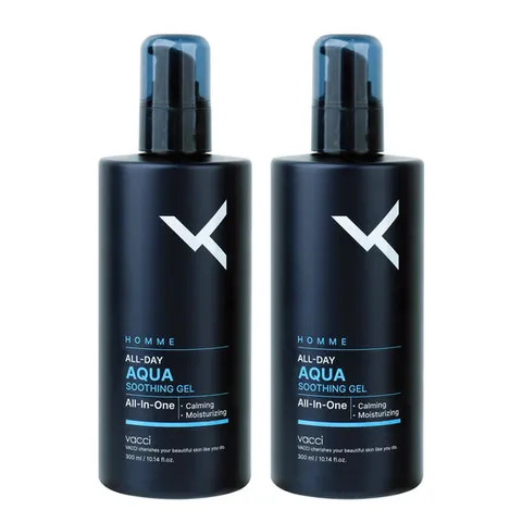 (1+ 1)바찌 옴므 4in1 올데이 아쿠아 수딩젤 올인원 300ml /끈적이지않는 진정 쿨링젤