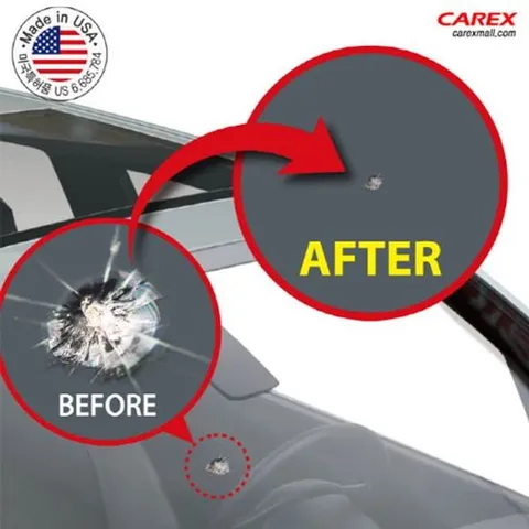 유리접착제 (카렉스)자동차유리 복원제 돌빵접착제