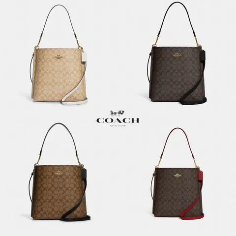 코치 COACH CA561 OS 여자 가방 Mollie 버킷 토트 크로스백
