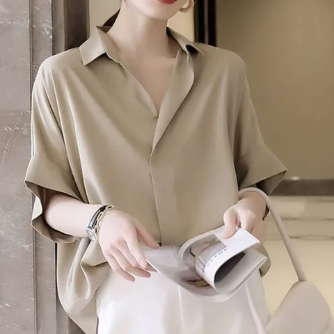 [BEST 하객룩/오피스룩] 아일리 베이직 카라 블라우스