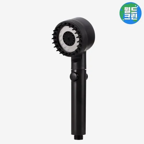 월드크린 두피마사지 온오프 샤워기 헤드 3단 수압 조절