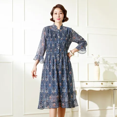 [마담엘레강스][마담엘레강스] 플로리스트 시폰 원피스+이너슬립