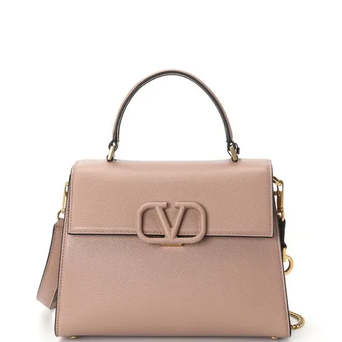 발렌티노 스탐파 알체  탑 핸들 백 26 파우더 4W2B0J20 KGW 46R