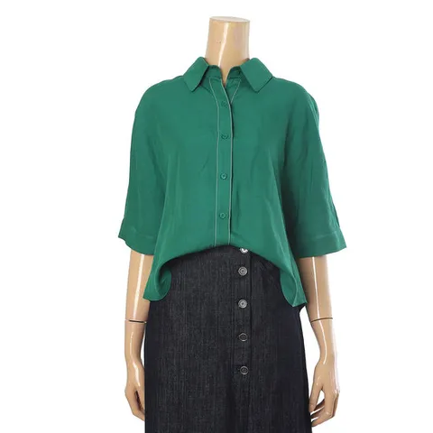 [ 롯데백화점 ][안지크]스티치포인트셔츠 AI2BL5160