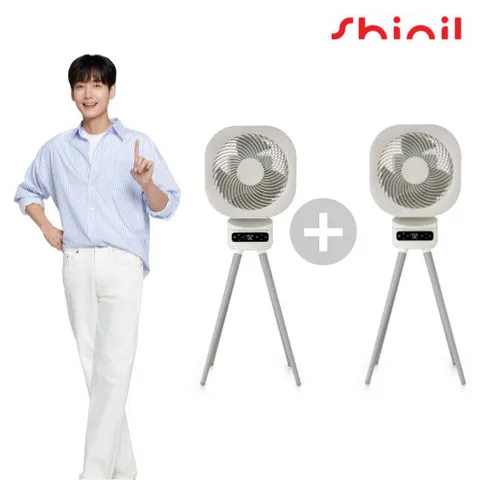 신일 음성인식 저소음 BLDC r큐브 캠핑 서큘레이터 2대 SIF-CU09
