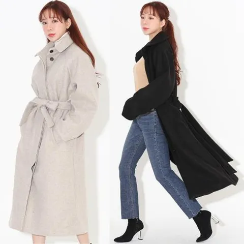 르투아 자켓 숲 코트 패딩코트 여성 이보영의 롱자켓