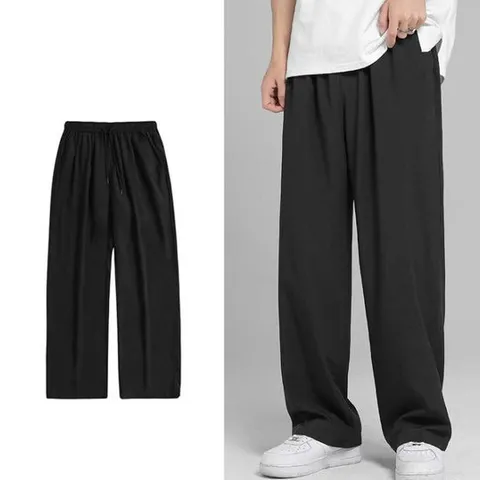 남자 직장인 여름 데일리 출근 룩 밴딩 와이드 슬랙스