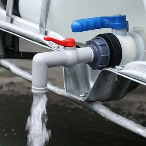 대형 도트통 33 용품 볼밸브 농약통 물통 16mm 1톤 농