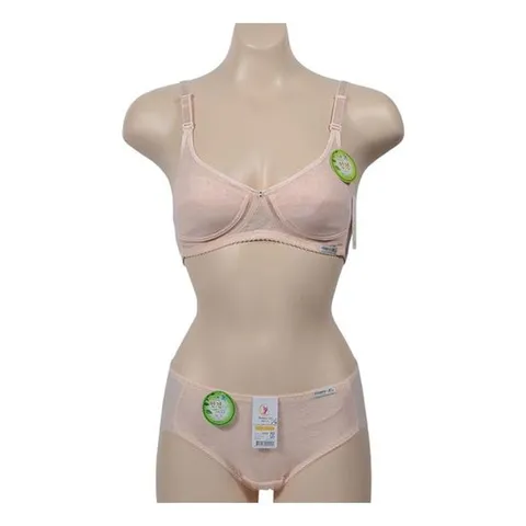 깔끔한속옷 진짜편한 쿨 인견 B컵 브라팬티세트