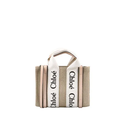 24FW 끌로에 CHC22AP237I26 6J5 우디 WOODY 리넨 미니 숄더백