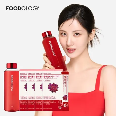 푸드올로지 빨간통 다이어트 콜레올로지 티 PRO 4박스 보틀 1개