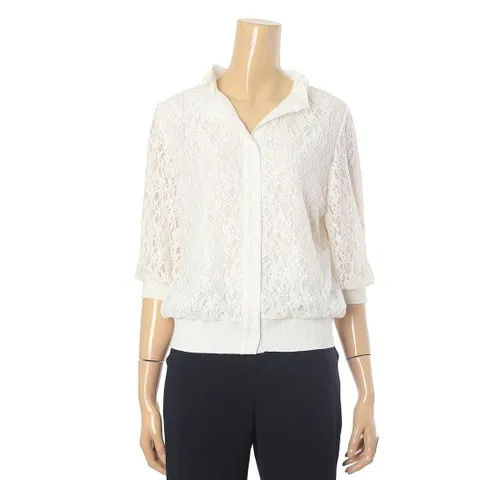 [ 롯데백화점 ][안지크]레이스자수블라우스 AI2BL5230