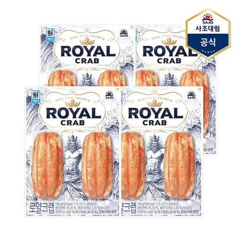 [사조대림]로얄크랩 100g X 4개/맛살/게맛살