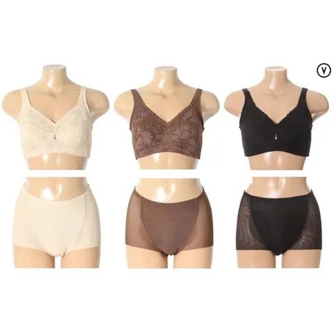 [ 롯데백화점 ][비비안(언더웨어)][세트] 인견소재 노와이어 브라 거들 여성 팬티 세트 BR3517 GP3517