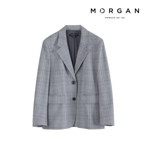 모르간 테일러드 체크재킷 1종